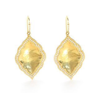 Amrapali Diamond Sohalia Drop Earrings in 18K Yellow Gold (1.04 ctw)